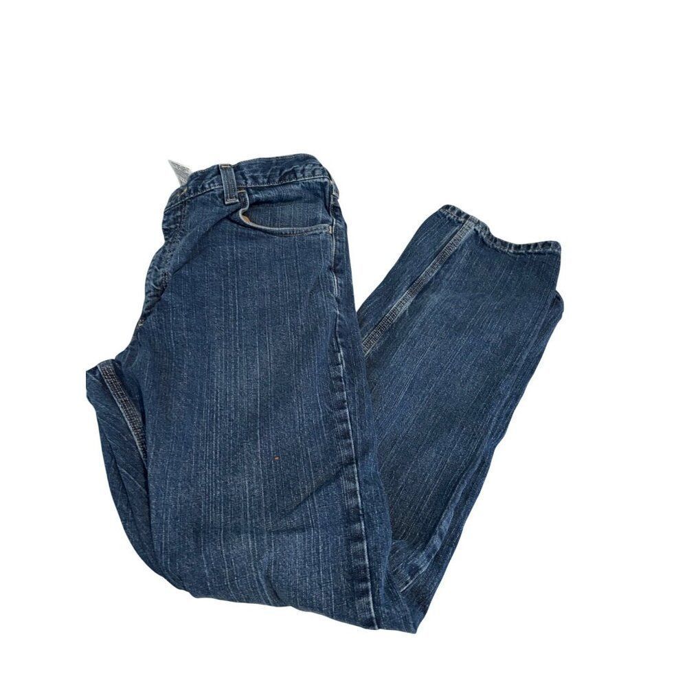 Carhartt Mens 35x32 Flame-Resistant Traditional Fit Denim Jeans